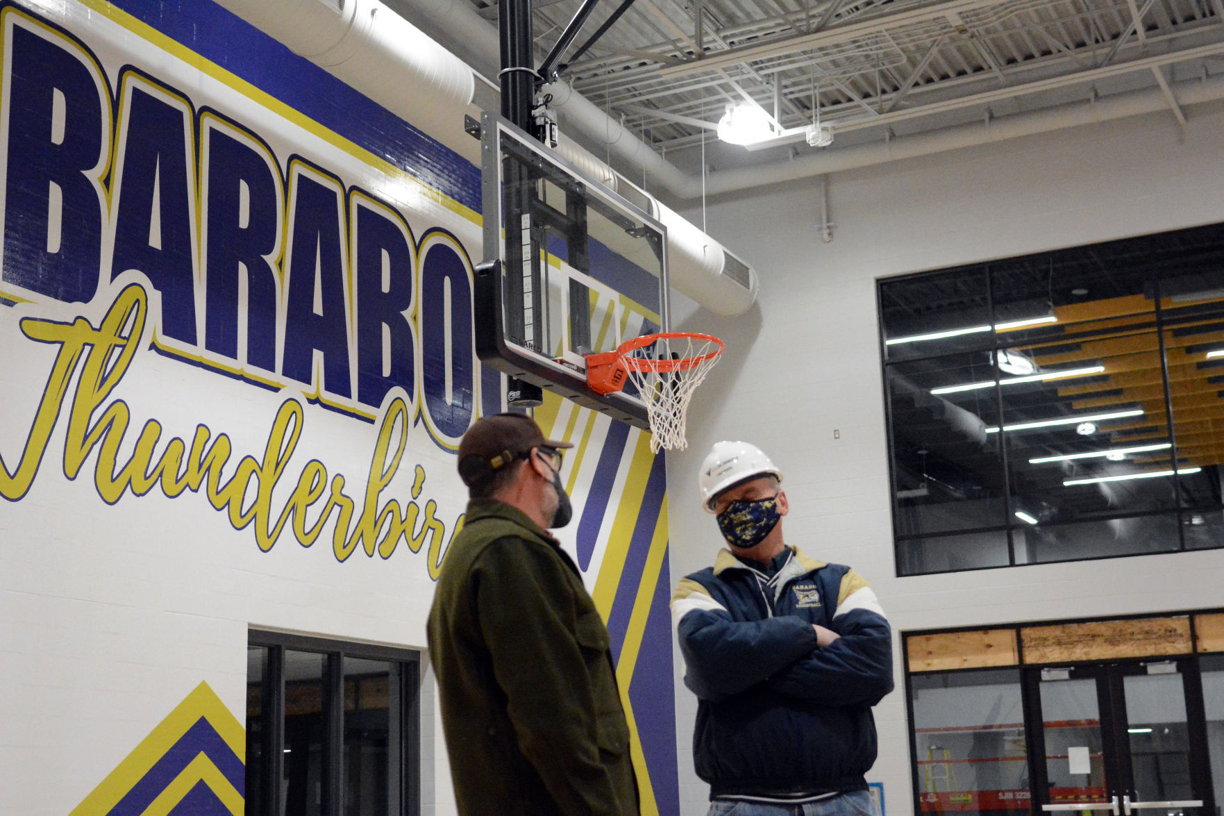 Tour of Jack Young Middle School construction, Dec. 7